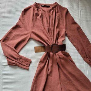 Statement Jumpsuit w Belt, Only worn once!